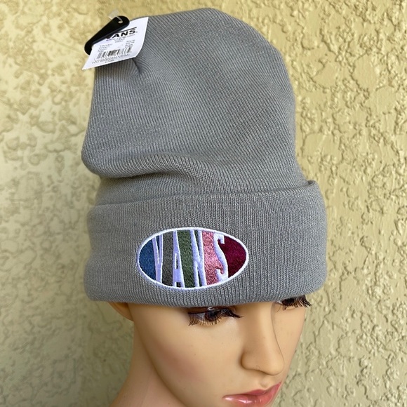 Vans WM Breakin Curf Grey Beanie Skateboarding Hat Women & Men VN0A5GUV85T - Picture 9 of 16